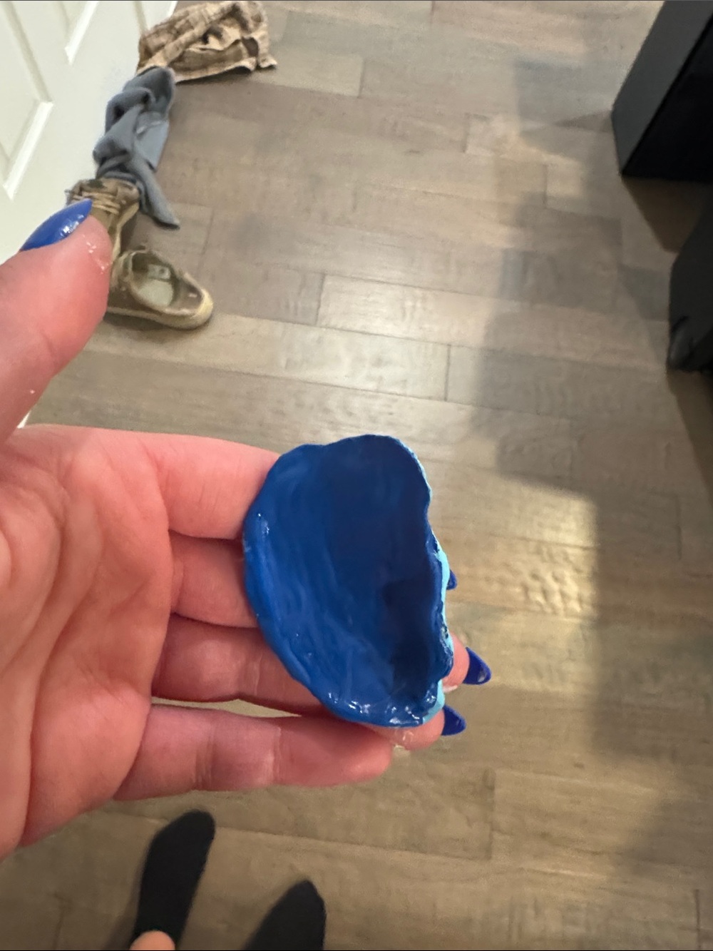 Oyster shell jewelry dish